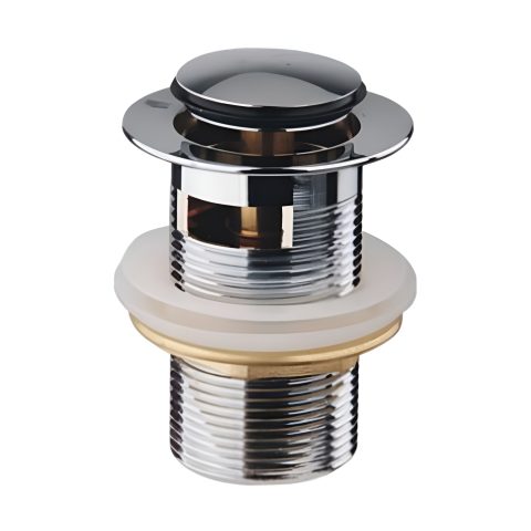 32mm Pop-Up Waste With Overflow – Chrome - Image 1