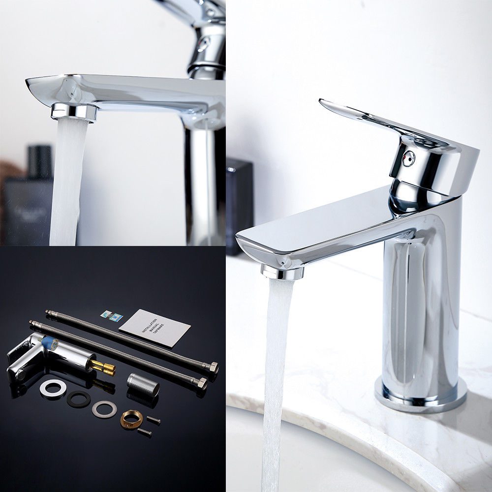 chrome basin tap accessories