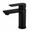 Vanta Modern Flat Handle Basin Mixer – Matte Black