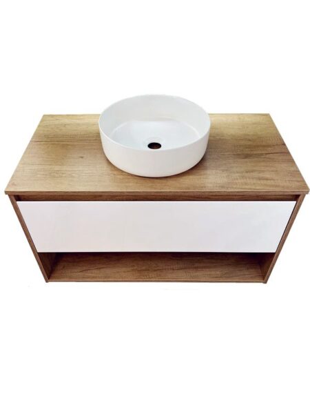 900mm plywood vanity top with basin