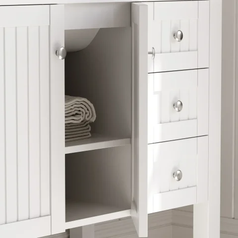 Victoria 900mm Solid Wood Floor-Standing Vanity – Hampton Series - Image 6