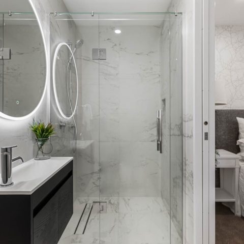 ORA Frameless Round Front-Lit LED Mirror – 800mm - Image 3