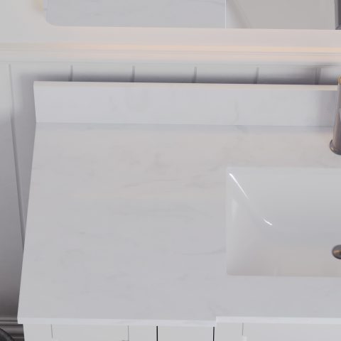 Mornington 1200mm Solid Wood Floor-Standing Vanity – Hampton Collection – Matte White - Image 6