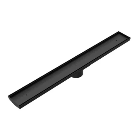 900mm Tiled Insert Channel Shower Drain – Matte Black - Image 1