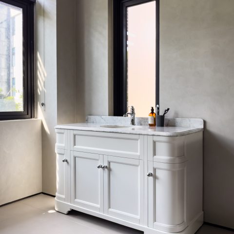 Tiffany 1400mm Solid Wood Floor-Standing Vanity – Hampton Collection – Matte White - Image 3
