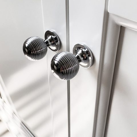 Tiffany 1400mm Solid Wood Floor-Standing Vanity – Hampton Collection – Matte White - Image 7