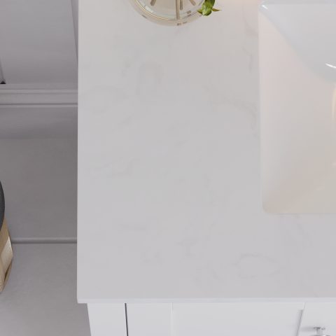 Winterfell 750mm Solid Wood Floor-Standing Vanity – Hampton Series – Matte White - Image 7