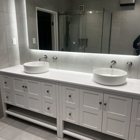 LINA Frameless Rectangle Back-Lit LED Mirror - 1800x900mm - Image 1