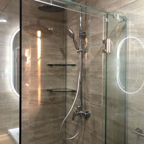 Milo 250mm Round Exposed Shower System with Integrated Mixer – Chrome - Image 3