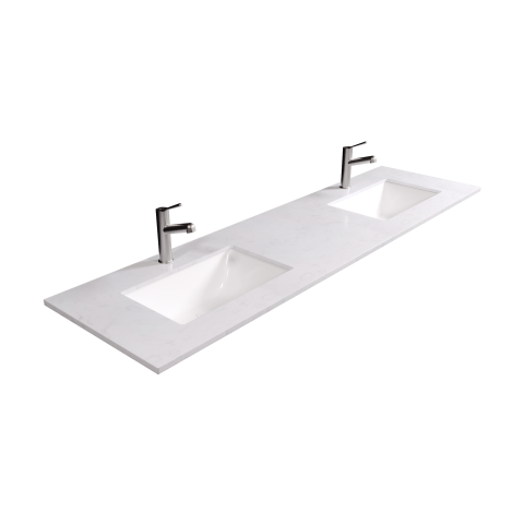 Karita 1800mm Solid Wood Floor-Standing Vanity – Hampton Collection – Matte White - Image 8