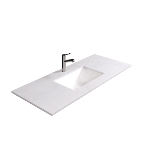 Karita 1200mm Solid Wood Floor-Standing Vanity – Hampton Series – Matte White - Image 8