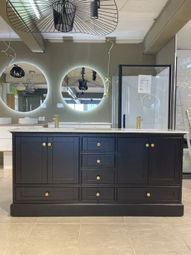 picture of a black vanity