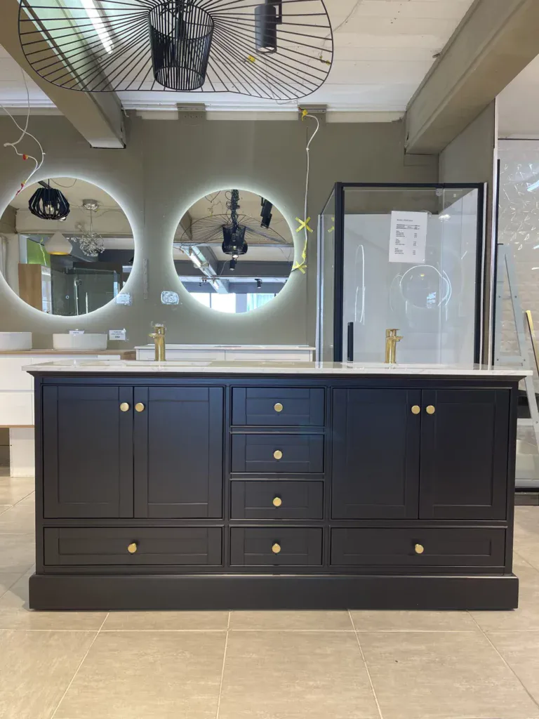 picture of a black vanity