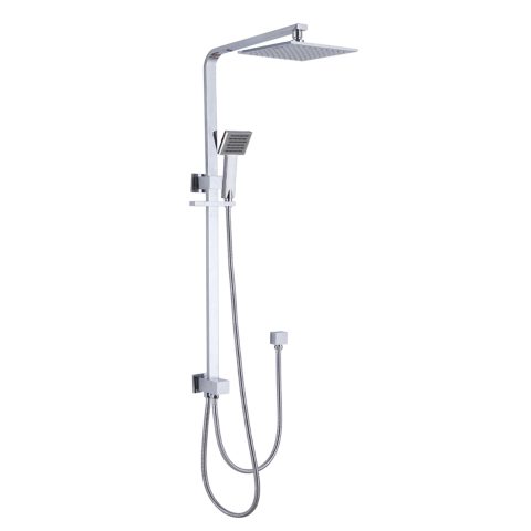 Koda 8" Square Dual Shower System - Chrome - Image 1