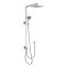 Koda 8" Square Dual Shower System - Chrome