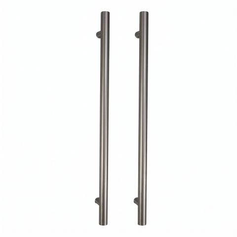 Zeno 650mm Vertical Heated Towel Rail - Gun Metal - Image 2