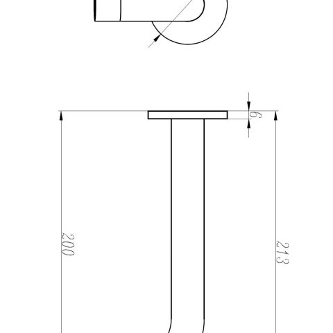 Bath Spout Round Brushed Gold - Image 4