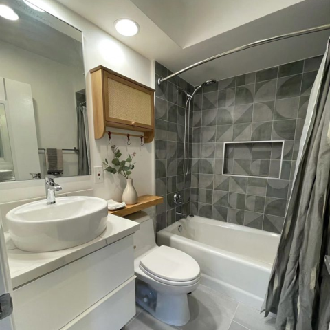 Elegant Oval Ceramic Counter Basin – Gloss White, 505 x 385 x 120mm - Image 1