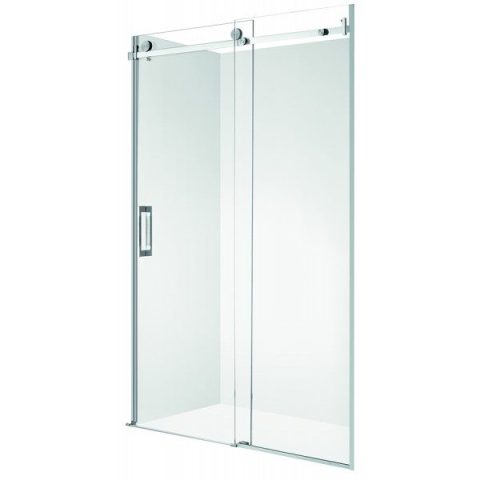 Frameless Glass 1200wmm Sliding Shower Door  Nano Coating Chrome - Image 5