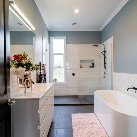 Shower Mixer Electroplated Matt Black Round 120mm - Image 5