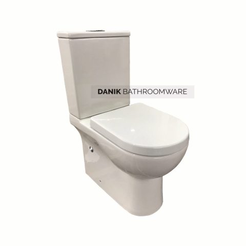 Rimless Toilet Nano Glaze Back to Wall - Image 1