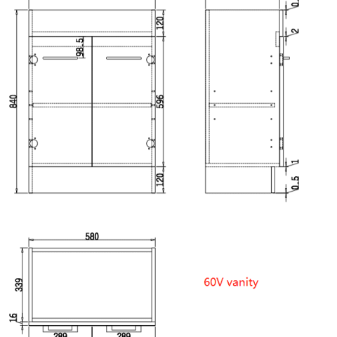 Avalon 600mm Premium Plywood Floor-Standing Vanity - Gloss White - Image 8