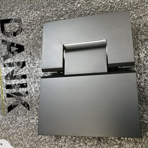 Frameless 1000wx1000dmm Shower Glass Swing Door Matte Black Square - Image 12