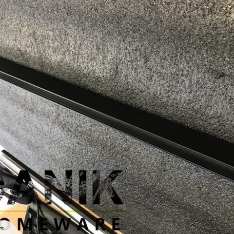 Frameless 1000wx1000dmm Shower Glass Swing Door Matte Black Square - Image 9