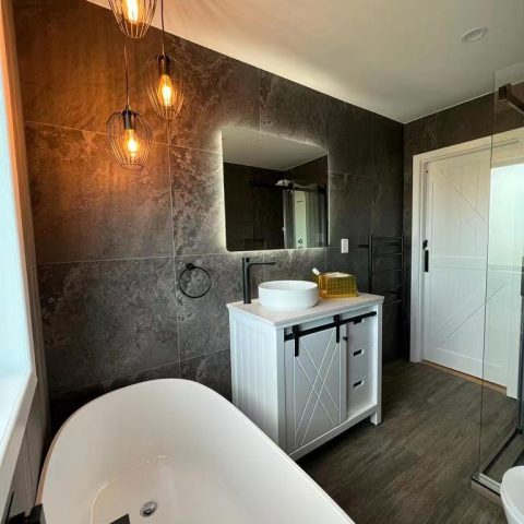 LINA Frameless Rectangle Back-Lit LED Mirror – 750x900mm - Image 6