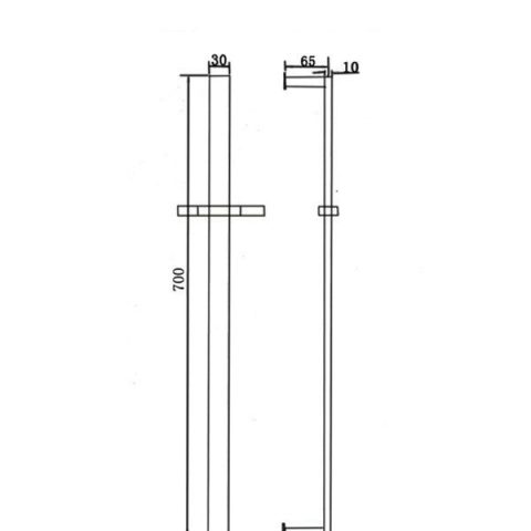 Shower Slider Unit Stainless steel Slider+ Mixer+ Elbow - Image 3