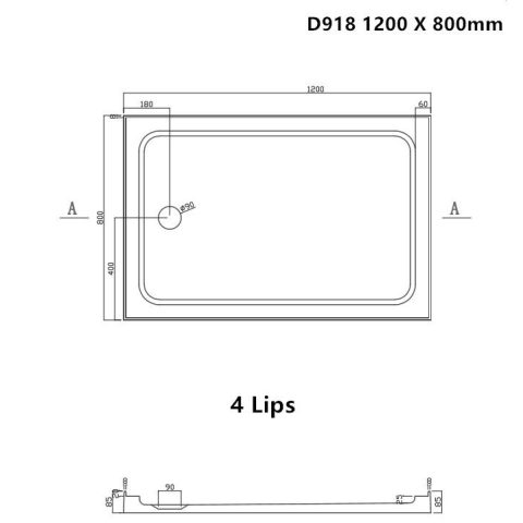Framed Alcove 800dx1200wx800dmm 3 Side Shower Box  Inc Sliding Door+Tray+Liner - Image 11