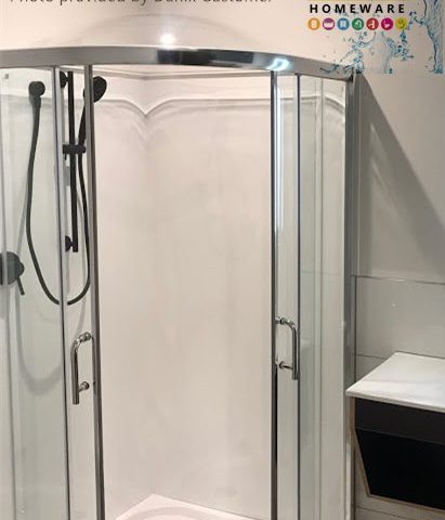 Framed Shower Curved1000wx1000wx1900hmm Inc Glass Tray and Liner - Image 6