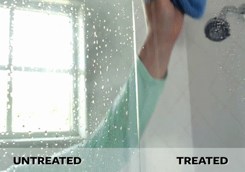 Frameless Rectangle Shower 1500wmm Sliding Door Matte Black - Image 6