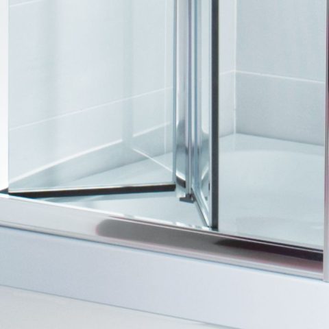 Framed 800mm 3-Sided Shower Box – Includes Bi-Fold Door, Tray & Wall Liner - Image 3