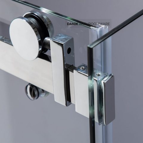 Frameless Shower 1470wx870dmm Sliding Door Chrome Nano Coating - Image 8