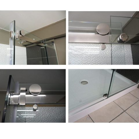 Frameless Shower Glass 1200wx800dmm Sliding Door Nano Coating - Image 10