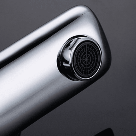 Vanta Modern Flat Handle Basin Mixer – Polished Chrome - Image 4