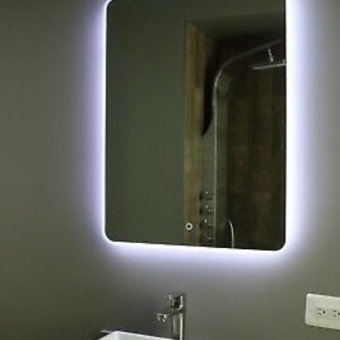LINA Frameless Rectangle Back-Lit LED Mirror – 750x900mm - Image 5