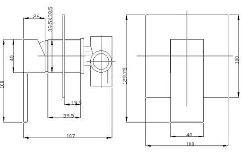Shower Slider With Shower Mixer Unit Square Matte Black - Image 7