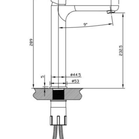 Vanta Tall Vessel Mixer – Polished Chrome - Image 4