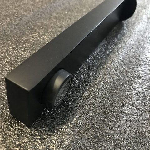 Bathroom Bath Spout & Mixer Square Black - Image 3