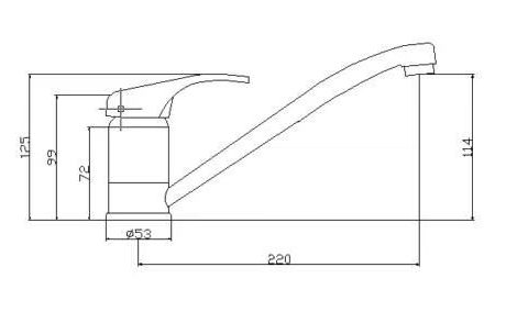 Classic Swivel Mixer - Polished Chrome - Image 4