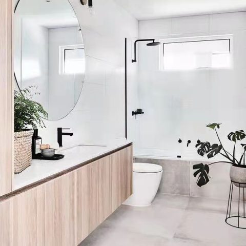 Modern Pin Lever Basin Mixer - Matte Black - Image 4