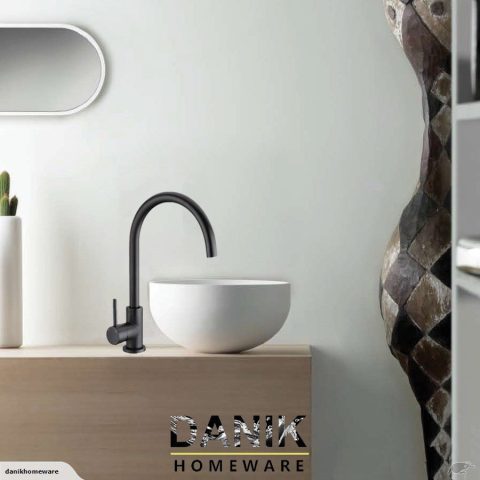 Round Counter Top Basin 360 × 360 × 140mm – Gloss White - Image 1