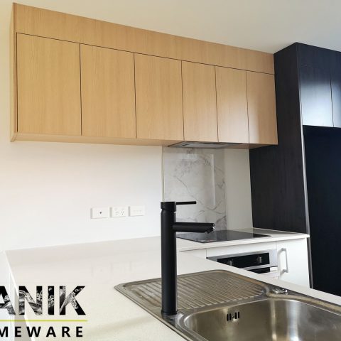 Stilo Pin Lever Tall Basin Mixer - Matte Black - Image 3