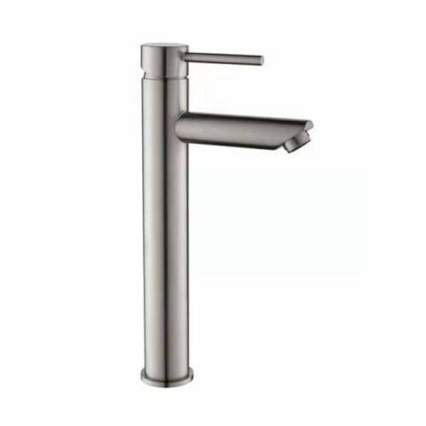 Stilo Pin Lever Tall Basin Mixer - Gun Metal - Image 2