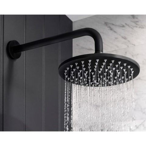 Black Rain Head Shower Slider Mixer Combo - Image 4
