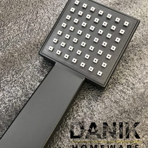 Shower Head Square Matt Black - Image 2