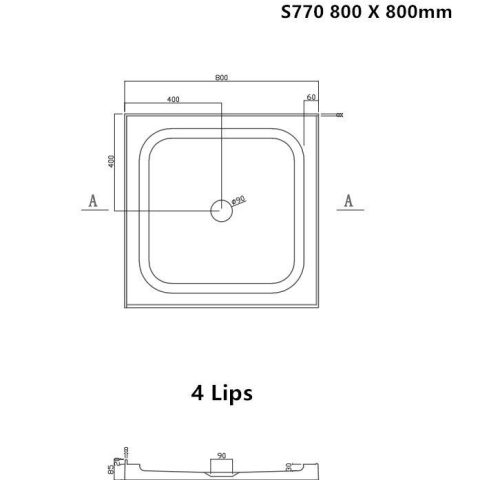 Framed 800mm 3-Sided Alcove Shower – Includes Swing Door, Tray & Wall Liner - Image 9