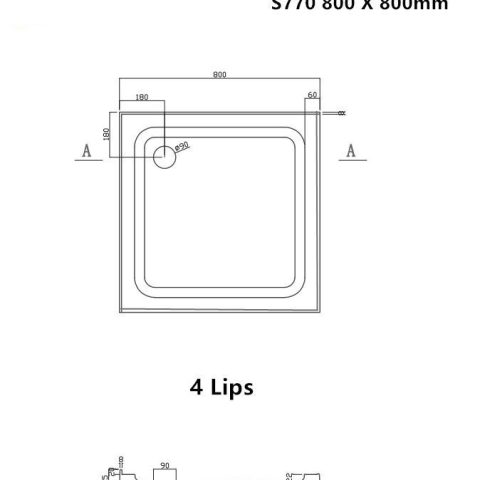 Framed 800mm 3-Sided Alcove Shower – Includes Swing Door, Tray & Wall Liner - Image 10